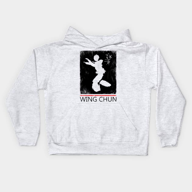 Wing Chun Kids Hoodie by Nikokosmos